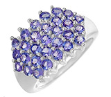 Кольцо от D&J Magic Jewelry с танзанитами
