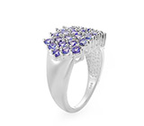 Кольцо от D&J Magic Jewelry с танзанитами Серебро 925