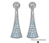 Серьги от Taylor Avedon с топазами