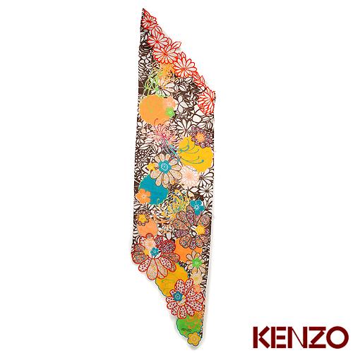 Яркий шейный платок от «KENZO»