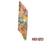 Яркий шейный платок от «KENZO» 
