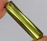 Желто-зеленый турмалин 5,45 карат 