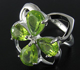 Комплект из коллекции "Spring" с перидотами Серебро 925