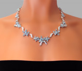 Комплект из коллекции "Spring" с голубыми топазами Серебро 925