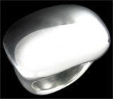 Стильное кольцо из дутого серебра Серебро 925