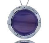 Комплект "Мистерия" с обсидианом на перламутре Серебро 925