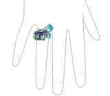 Кольцо из коллекции "Carnival" с самоцветами Серебро 925