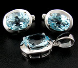 Комплект из коллекции "Spring" с топазами Серебро 925