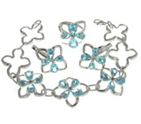 Комплект из коллекции "Spring" с топазами Серебро 925