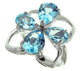 Комплект из коллекции "Spring" с топазами Серебро 925