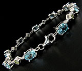 Комплект из коллекции "Spring" с топазами и перидотами Серебро 925