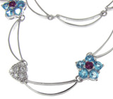 Комплект из коллекции "Spring" с топазами и гранатами Серебро 925