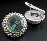 Серьги с мистическими топазами Серебро 925