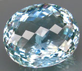 Крупный голубой топаз 77,3 карат 