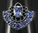 Великолепный комплект с танзанитами Серебро 925