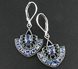 Великолепный комплект с танзанитами Серебро 925