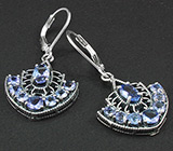 Великолепный комплект с танзанитами Серебро 925