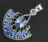 Великолепный комплект с танзанитами Серебро 925