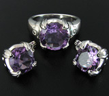 Комплект из коллекции "Spring" с аметистами Серебро 925