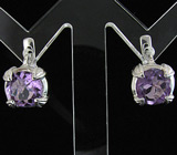 Комплект из коллекции "Spring" с аметистами Серебро 925
