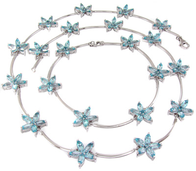 Комплект из коллекции "Spring" с топазами