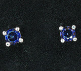 Пусеты с мистическими топазами Серебро 925