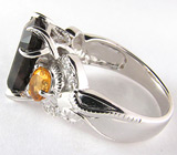 Комплект из коллекции "Spring" с дымчатыми топазами Серебро 925