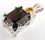 Комплект из коллекции "Spring" с дымчатыми топазами Серебро 925