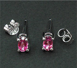 Пусеты с мистическими топазами Серебро 925