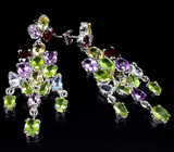 Серьги из коллекции «MultiStone» с подвесками Серебро 925