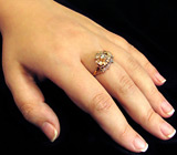 Авторское кольцо с бриллиантами Золото