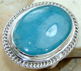 Кольцо с аквамарином Серебро 925