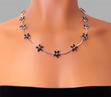 Комплект из коллекции "Spring" с голубыми и дымчатыми топазами Серебро 925