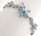 Комплект из коллекции "Spring" с топазами и гранатами Серебро 925