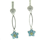 Комплект из коллекции "Spring" с топазами и перидотами Серебро 925