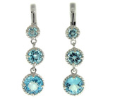 Комплет из коллекции "Spring" с топазами Серебро 925