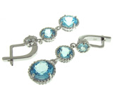 Комплет из коллекции "Spring" с топазами Серебро 925