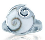 Кольцо с раковиной SHIVA Серебро 925
