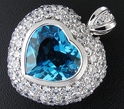Кулон из коллекции «Sunshine» с топазом