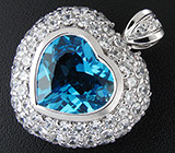 Кулон из коллекции «Sunshine» с топазом Серебро 925