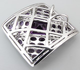 Кулон из коллекции «Sunshine» с аметистами Серебро 925