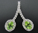 Кулон из коллекции «Sunshine» с перидотами Серебро 925