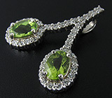 Кулон из коллекции «Sunshine» с перидотами Серебро 925