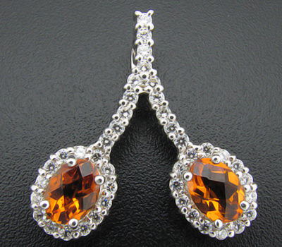 Кулон из коллекции «Sunshine» с цитринами