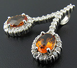 Кулон из коллекции «Sunshine» с цитринами Серебро 925