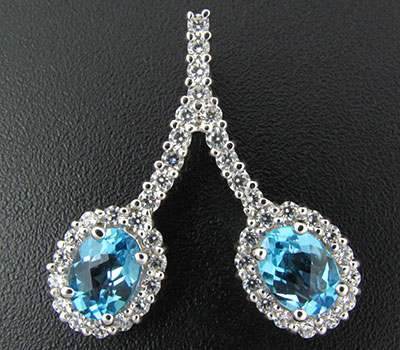 Кулон из коллекции «Sunshine» с топазами