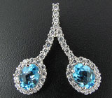 Кулон из коллекции «Sunshine» с топазами Серебро 925