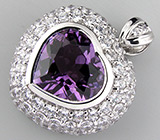 Кулон из коллекции «Sunshine» с аметистом Серебро 925