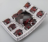 Кулон из коллекции «Sunshine» с гранатами Серебро 925