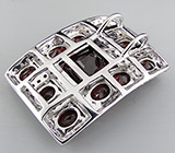 Кулон из коллекции «Sunshine» с гранатами Серебро 925